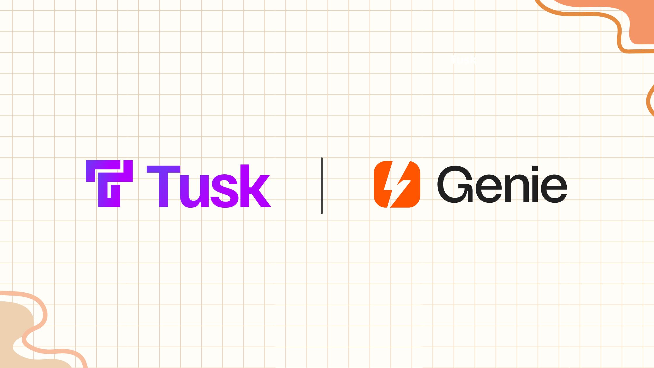 Tusk banner for Genie case study