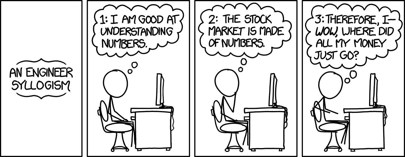 XKCD: An engineer's syllogism